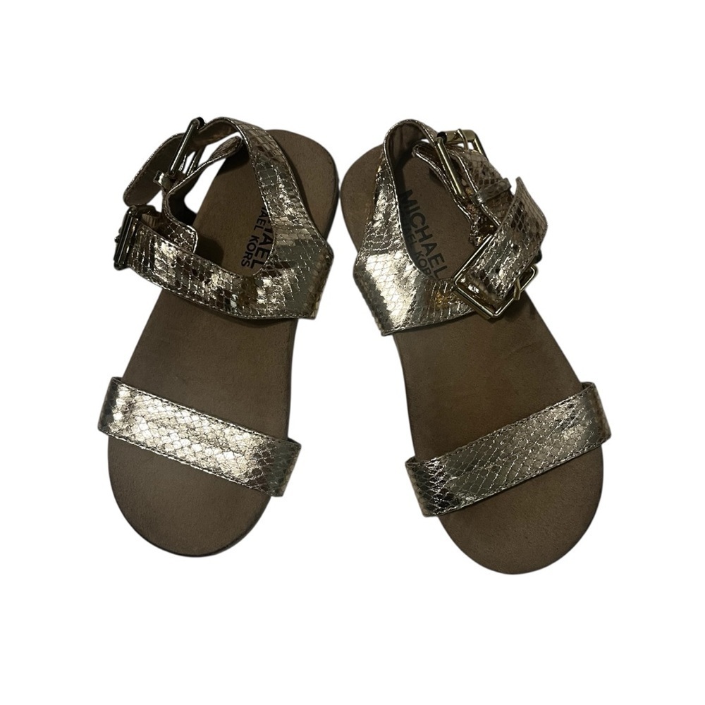 Michael Kors Gold Kids Sandals